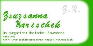 zsuzsanna marischek business card